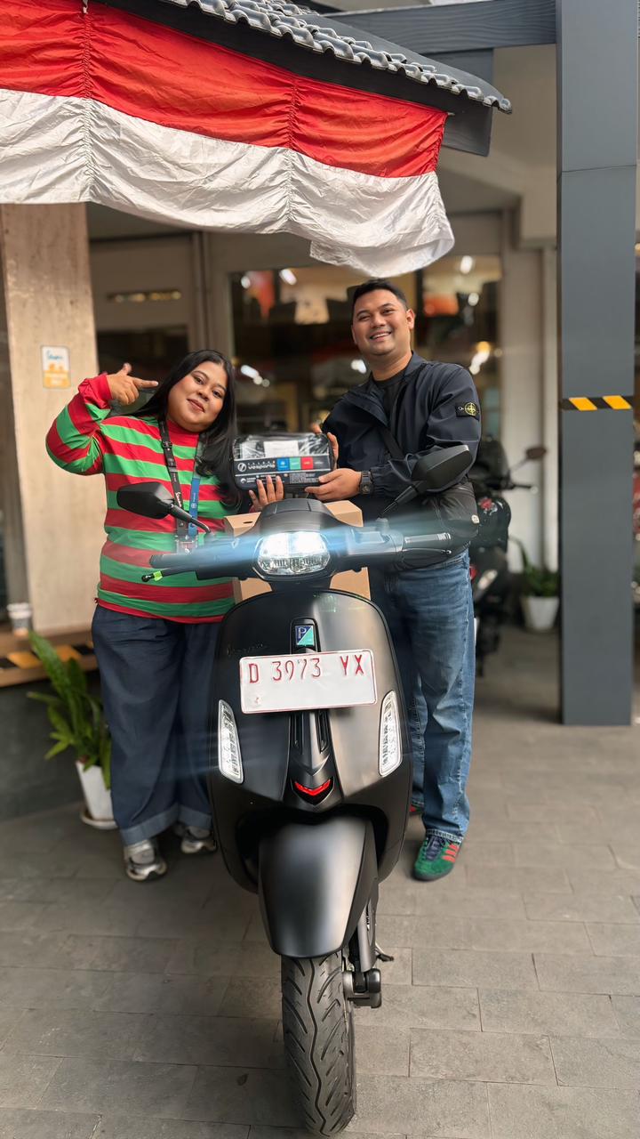 penjualan unit motor vespa primavera