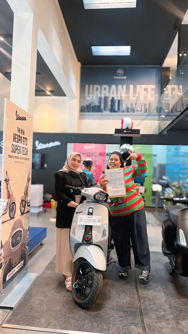 penjualan unit vespa matic dago bandung